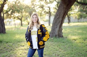 East Central softball all-stater/cheerleader/valedictorian Kirsten Wiatrek