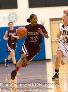 Highlands guard Aaliyah Prince scored 22 points against Edison.