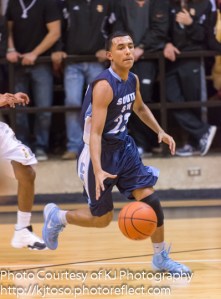 South San's Sammy Rodriguez breaks East Central's press.