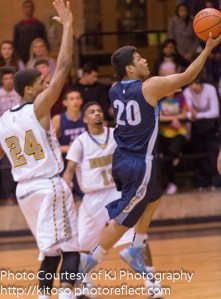 South San senior Eric Alcozer competed in the Bobcats' bi-district game against  Brandeis.