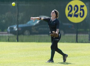Southwest senior center fielder Liz Phillips broke out of a hitting slump in Game 1 vs. San Benito with an RBI double and 2-run home run.