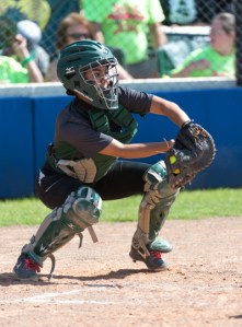 Dragons senior catcher Gabby Flores contributed an RBI single in the second inning.